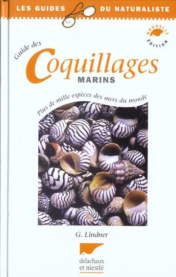 Couverture du livre « Guide Des Coquillages Marins » de Gert Lindner aux éditions Delachaux & Niestle