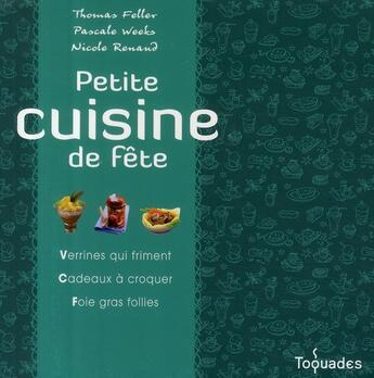 Couverture du livre « Coffret petite cuisine de fête » de  aux éditions First