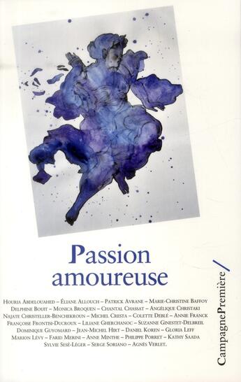 Couverture du livre « Passion amoureuse » de  aux éditions Campagne Premiere