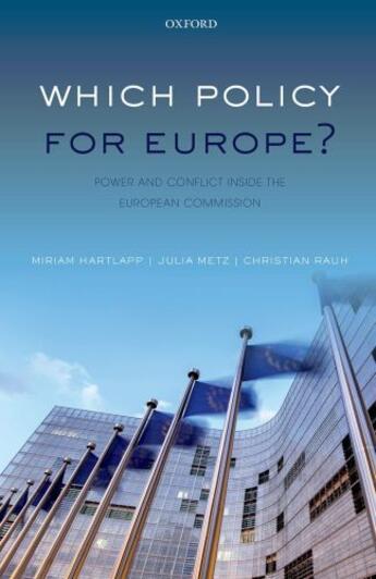 Couverture du livre « Which Policy for Europe?: Power and Conflict inside the European Commi » de Rauh Christian aux éditions Oup Oxford