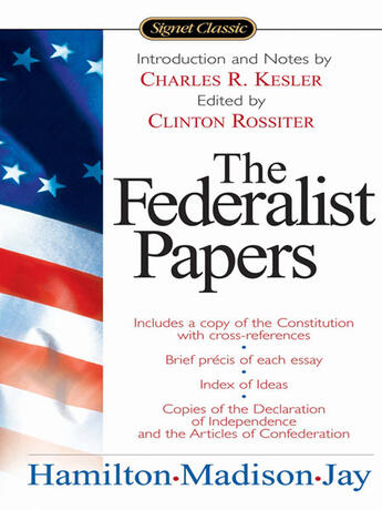 Couverture du livre « The Federalist Papers » de John Jay aux éditions Penguin Group Us