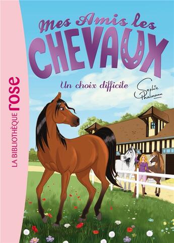 Couverture du livre « Mes amis les chevaux t.3 : un choix difficile » de Sophie Thalmann aux éditions Hachette Jeunesse