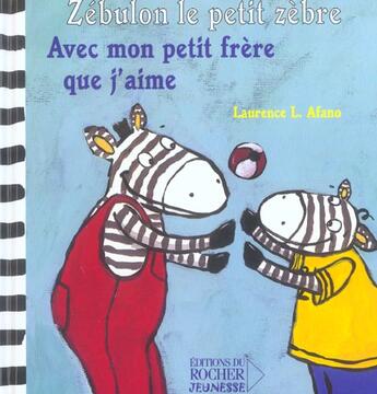 Couverture du livre « Avec mon petit frere que j'aime » de Laurence Afano aux éditions Rocher
