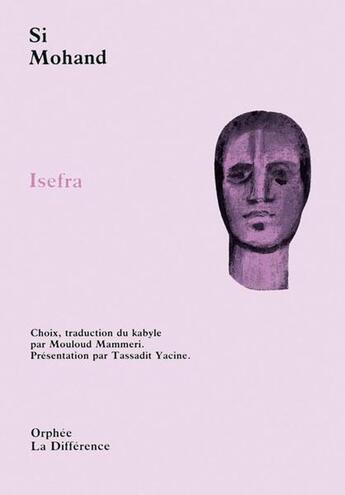 Couverture du livre « Isefra » de Si Mohand aux éditions La Difference