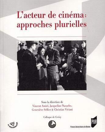 Couverture du livre « Acteur de cinema » de  aux éditions Pu De Rennes