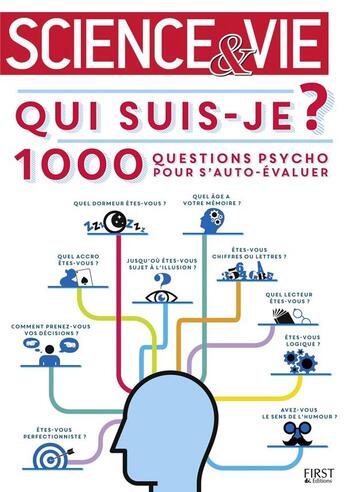 Couverture du livre « Qui suis-je ; 1000 questions psycho pour s'auto-évaluer » de  aux éditions First