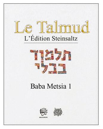 Couverture du livre « Le Talmud ; l'édition Steinsaltz ; guide et lexique » de Adin Steinsaltz aux éditions Biblieurope