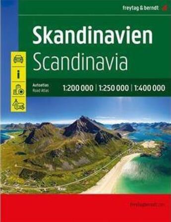 Couverture du livre « Superatlas scandinavie » de  aux éditions Freytag Und Berndt