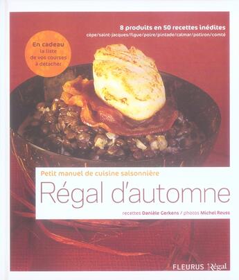 Couverture du livre « Régal t.2 ; régal d'automne » de Daniele Gerkens aux éditions Fleurus