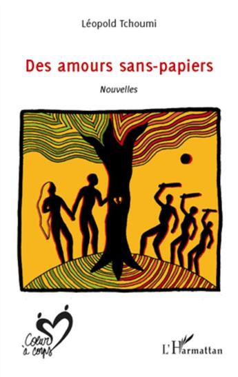 Couverture du livre « De amours sans-papiers » de Leopold Tchoumi aux éditions L'harmattan