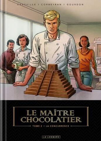 Couverture du livre « Le maître chocolatier Tome 2 : la concurrence » de Eric Corbeyran et Chetville et Benedicte Gourdon aux éditions Lombard