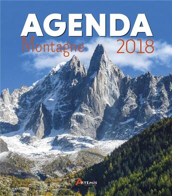 Couverture du livre « Agenda montagne (édition 2018) » de  aux éditions Artemis