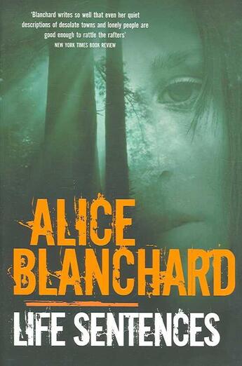 Couverture du livre « LIFE SENTENCES » de Alice Blanchard aux éditions Little Brown Uk