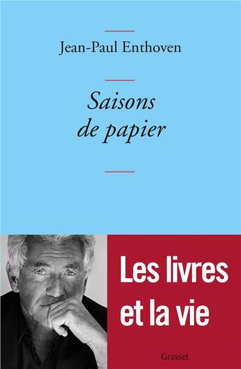 Couverture du livre « Saisons de papier » de Jean-Paul Enthoven aux éditions Grasset