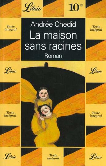 Couverture du livre « Maison sans racines (la) » de Andree Chedid aux éditions J'ai Lu