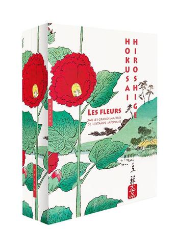 Couverture du livre « Les fleurs par les grands maîtres de l'estampe japonaise » de Amelie Balcou aux éditions Hazan