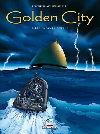 Couverture du livre « Golden City Tome 7 : les enfants perdus » de Daniel Pecqueur et Nicolas Malfin aux éditions Delcourt