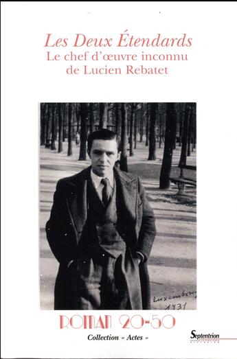 Couverture du livre « Les deux etendards » de Yves Reboul aux éditions Pu Du Septentrion