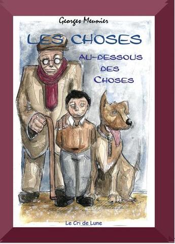 Couverture du livre « Les choses au-dessous des choses » de Georges Meunier aux éditions Le Cri De Lune