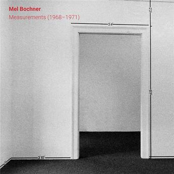 Couverture du livre « Mel bochner measurements (1968-1971) » de Bochner Mel aux éditions Dap Artbook