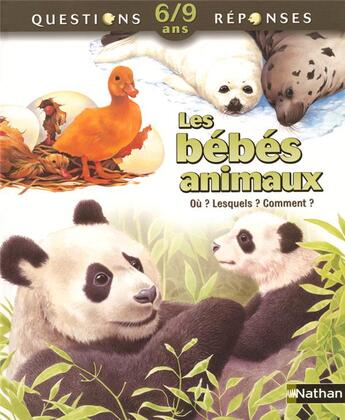 Couverture du livre « Bebes animaux nc » de Wood aux éditions Nathan