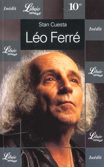 Couverture du livre « Leo Ferre » de Stan Cuesta aux éditions J'ai Lu