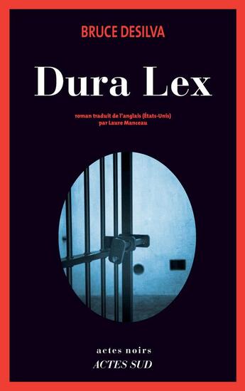 Couverture du livre « Dura lex » de Desilva Bruce aux éditions Actes Sud