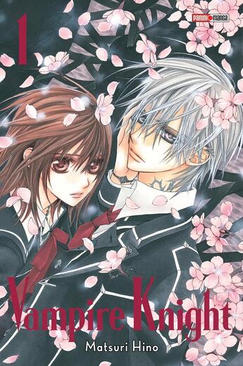 Couverture du livre « Vampire knight - édition double Tome 1 » de Matsuri Hino aux éditions Panini