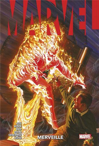 Couverture du livre « Marvel : merveille » de Bill Sienkiewicz et Mark Waid et Alex Ross et Daniel Acuna et Kurt Busiek et Joe Rivera aux éditions Panini