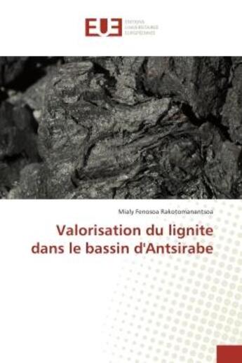 Couverture du livre « Valorisation du lignite dans le bassin d'Antsirabe » de Mialy Rakotomanantsoa aux éditions Editions Universitaires Europeennes