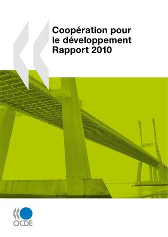 Couverture du livre « Cooperation pour le developpement : rapport 2010 » de  aux éditions Oecd