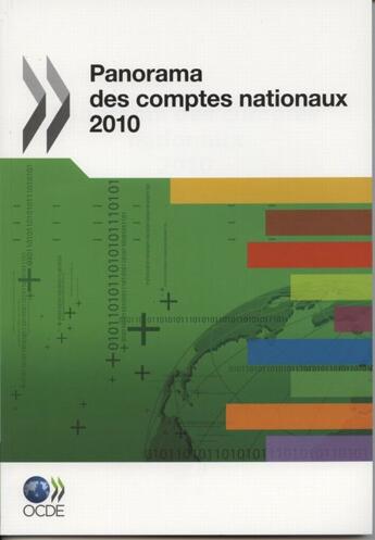 Couverture du livre « Panorama des comptes nationaux 2010 » de  aux éditions Ocde