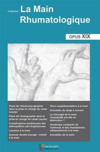 Couverture du livre « La main rhumatologique opus XIX » de  aux éditions Sauramps Medical