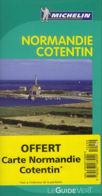 Couverture du livre « Le guide vert ; Normandie ; Cotentin (édition 2012) » de Collectif Michelin aux éditions Michelin