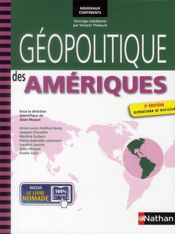 Couverture du livre « Géopolitique des Amériques » de  aux éditions Nathan