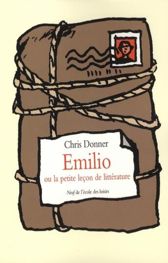 Couverture du livre « Emilio ou la petite leçon » de Donner Chris et Dorothee De Monfried aux éditions Ecole Des Loisirs