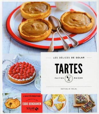 Couverture du livre « LES DELICES DE SOLAR ; tartes faites maison » de Nathalie Helal aux éditions Solar