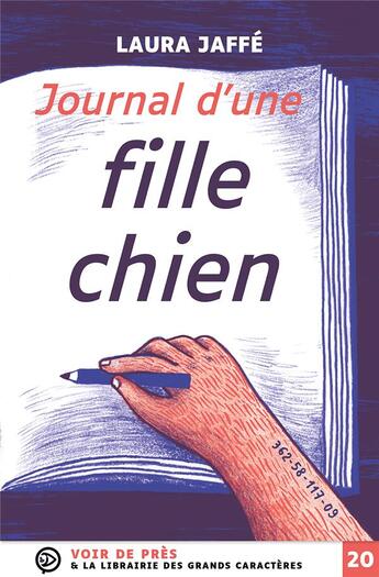 Couverture du livre « Journal d'une fille chien » de Laura Jaffe aux éditions Voir De Pres