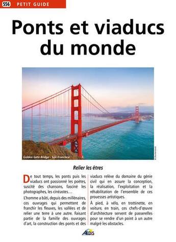 Couverture du livre « Ponts et viaducs du monde » de  aux éditions Aedis