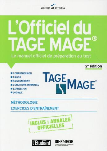 Couverture du livre « L'officiel du Tage Mage (2e édition) » de Iman Hedayati Dezfouli et Navid Hedayati-Dezfouli aux éditions L'etudiant