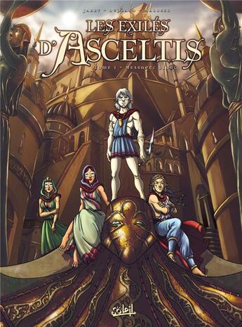 Couverture du livre « Les Exilés d'Asceltis T01 : Le Messager blanc » de Deplano/Istin/Jarry aux éditions Soleil