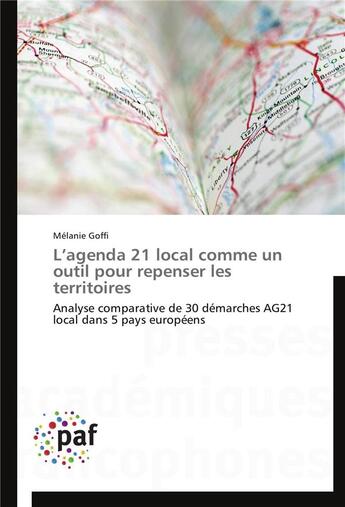 Couverture du livre « L agenda 21 local comme un outil pour repenser les territoires » de Goffi-M aux éditions Presses Academiques Francophones