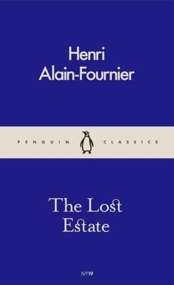 Couverture du livre « Lost Estate, The » de Henr Alain-Fournier aux éditions Adult Pbs