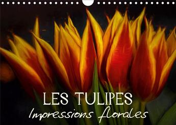 Couverture du livre « Les tulipes impressions florales calendrier mural 2020 din a4 horizontal - egayez votre quotidien ca (édition 2020) » de Vronja Photon aux éditions Calvendo