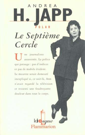 Couverture du livre « Le Septième cercle » de Andrea H. Japp aux éditions Flammarion