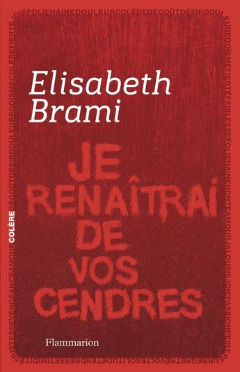 Couverture du livre « Je renaîtrai de vos cendres » de Elisabeth Brami aux éditions Flammarion