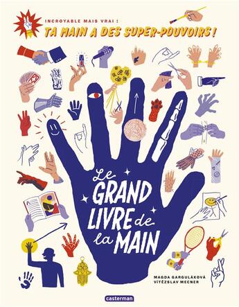 Couverture du livre « Le grand livre de la main » de Gargulakova/Mecner aux éditions Casterman