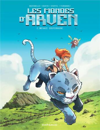 Couverture du livre « Les mondes d'Arven Tome 2 : menace souterraine » de Serge Scotto et Eric Stoffel et Yvon Bertorello et Cedric Fernandez aux éditions Dargaud