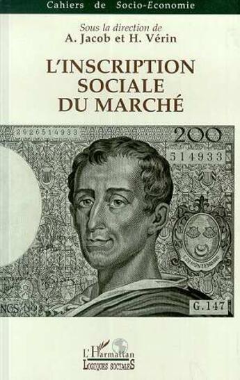 Couverture du livre « L'inscription sociale du marché » de  aux éditions Editions L'harmattan