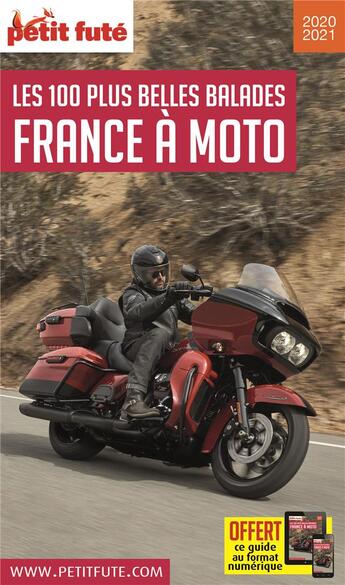 Couverture du livre « GUIDE PETIT FUTE ; THEMATIQUES ; France à moto (édition 2020) » de  aux éditions Le Petit Fute